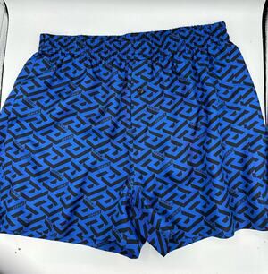 Versace geometric-print silk Pajama Shorts Size 3 US XS New with tags